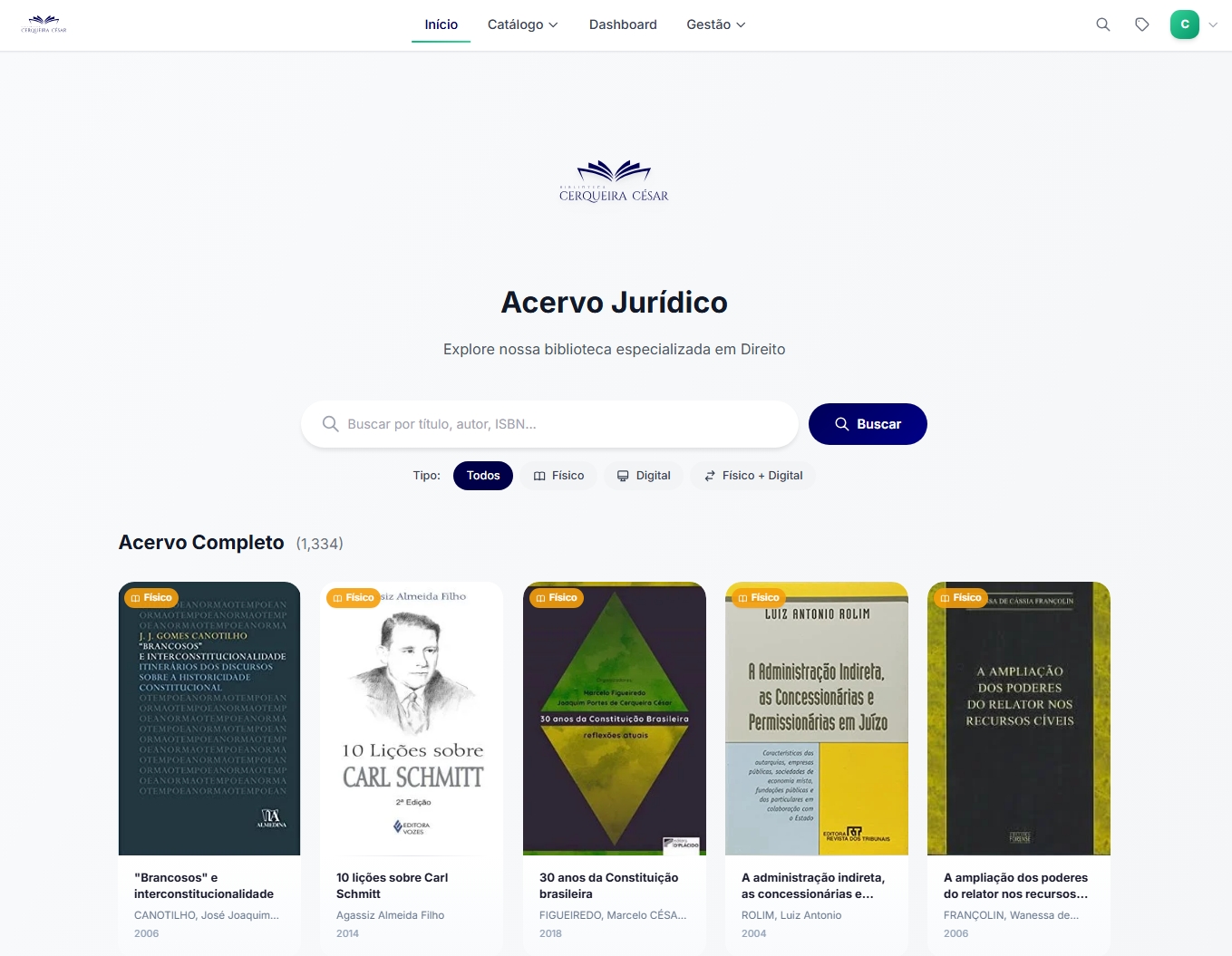 BIBLIOTECA CERQUEIRA CESAR