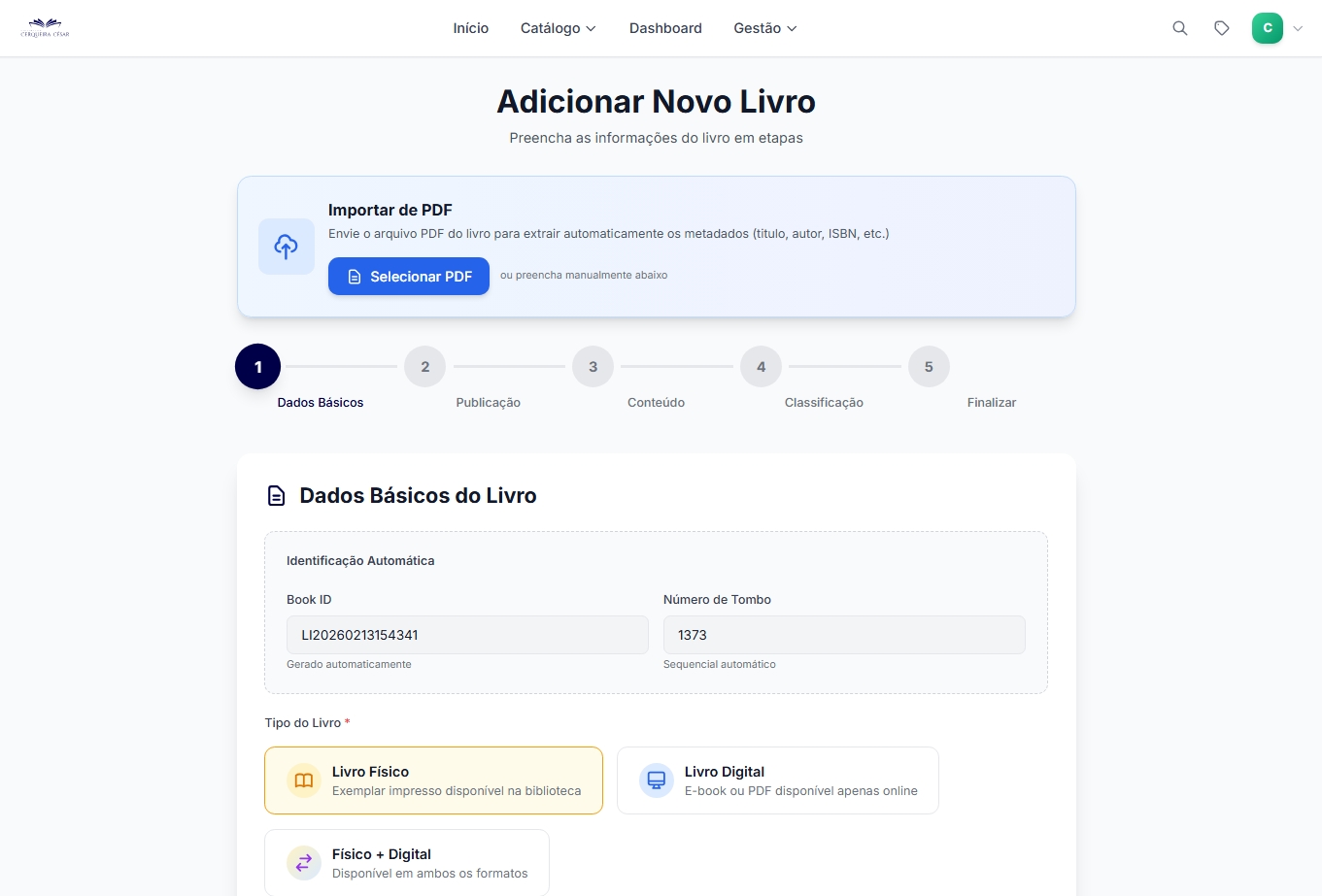 BIBLIOTECA CERQUEIRA CESAR