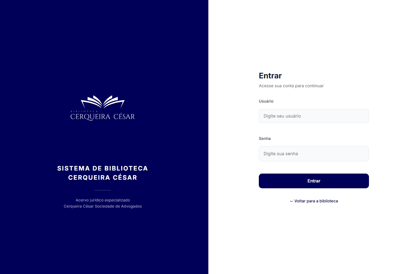 BIBLIOTECA CERQUEIRA CESAR